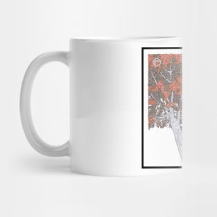 Brown Tree Circle Design Mug